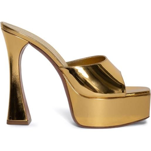 Amina Muaddi mules dalida 140mm - oro