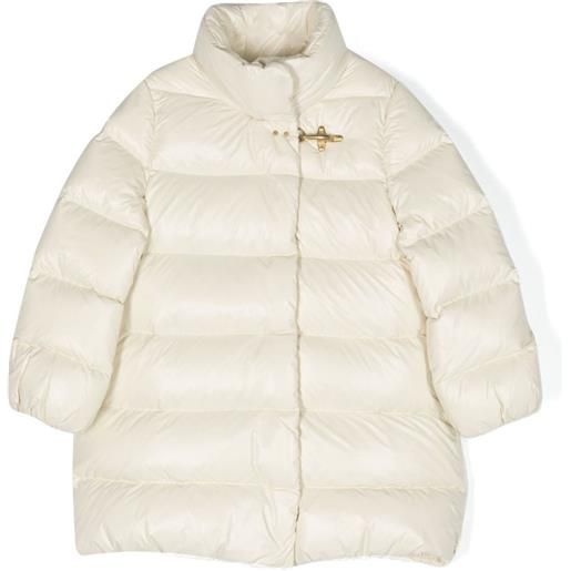 Fay Kids cappotto imbottito a collo alto - toni neutri