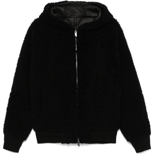 Salvatore Santoro giacca in shearling - nero