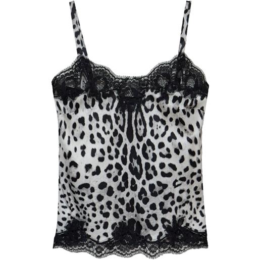 Dolce & Gabbana canottiera con stampa - grigio