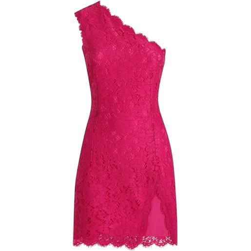 Dolce & Gabbana abito corto con pizzo a fiori - rosa