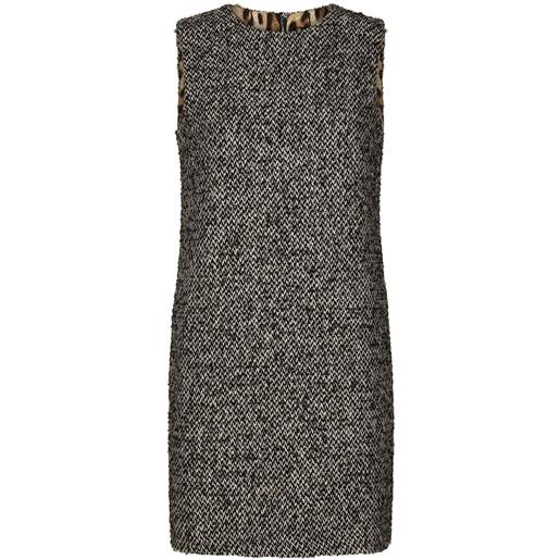Dolce & Gabbana abito corto svasato - grigio