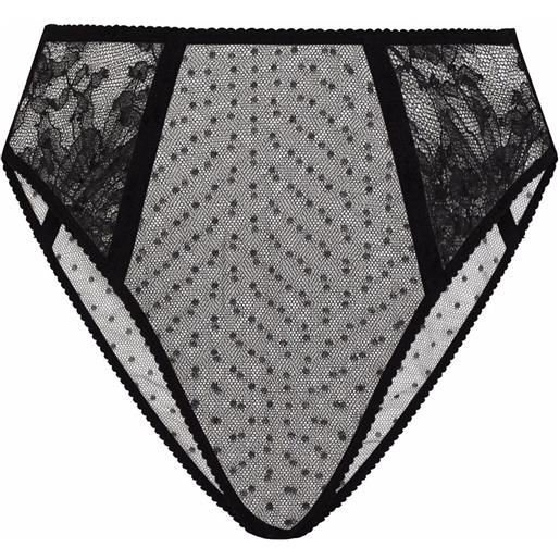 Dolce & Gabbana slip a vita alta - nero