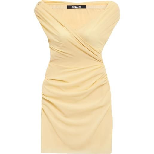 Jacquemus abito corto the rita - toni neutri