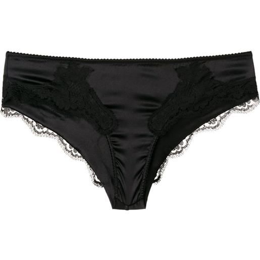 Dolce & Gabbana slip in pizzo - nero