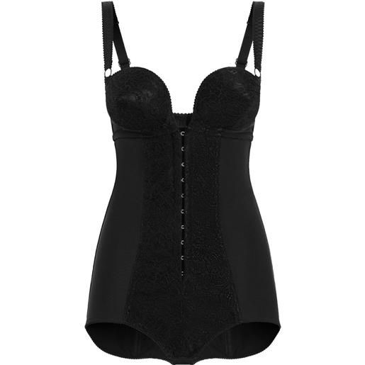 Dolce & Gabbana body in stile bustier - nero