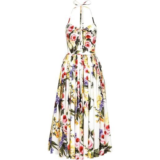Dolce & Gabbana abito midi con stampa - toni neutri