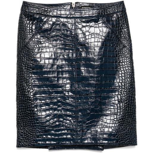 TOM FORD gonna in pelle - blu