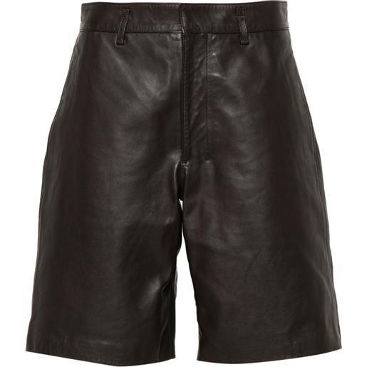 LEMAIRE shorts al ginocchio - marrone