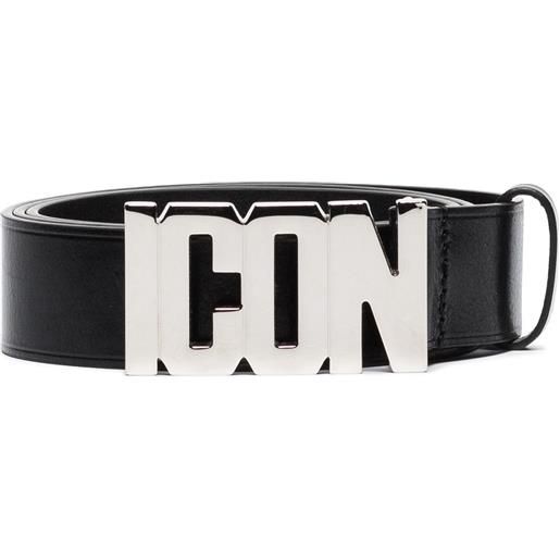 DSQUARED2 cintura con fibbia icon - nero