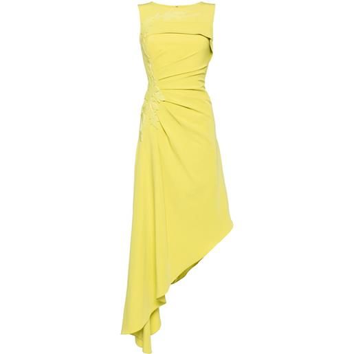 Saiid Kobeisy abito asimmetrico - verde