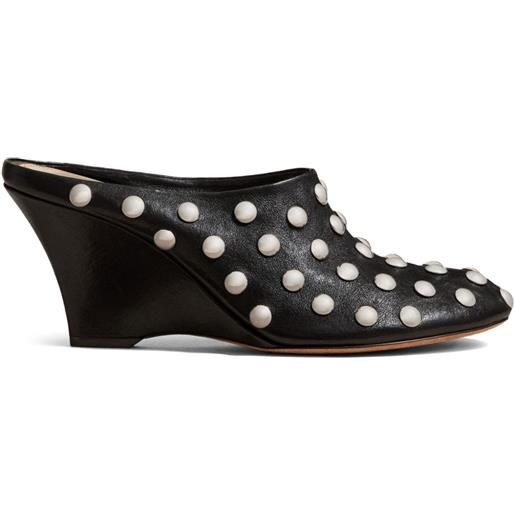 KHAITE mules con decorazione the apollo - nero