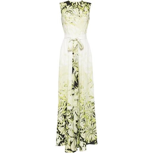 Saiid Kobeisy tuta intera con stampa - bianco