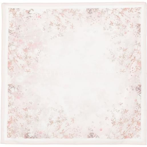 Saiid Kobeisy foulard in crêpe di seta - rosa