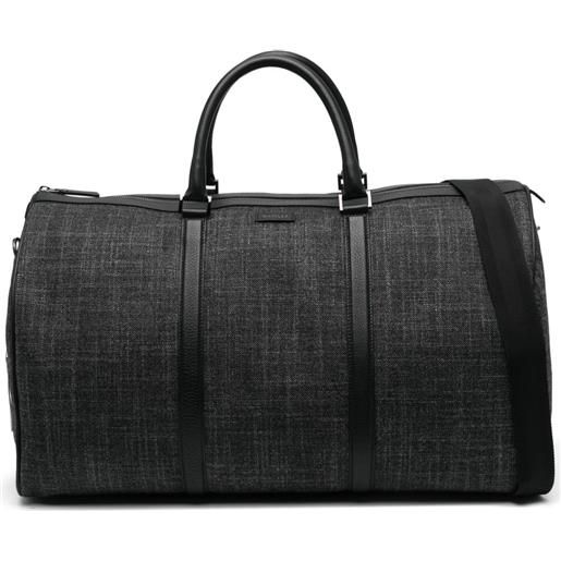 Canali borsone con applicazione - grigio