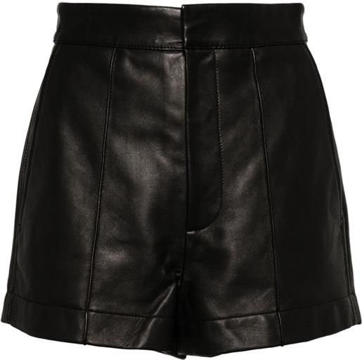 Maticevski shorts a vita alta - nero