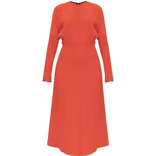 Victoria Beckham abito in misto lana - arancione