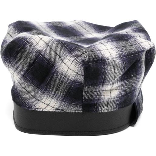 JUNTAE KIM basco con dettaglio annodato - blu