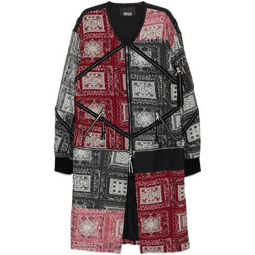 Mostly Heard Rarely Seen soprabito con stampa paisley - nero