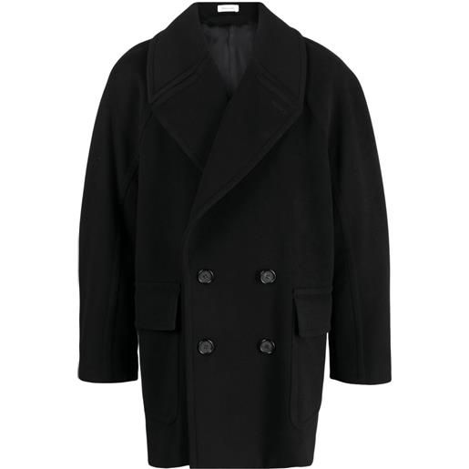 Alexander McQueen cappotto sartoriale doppiopetto - nero