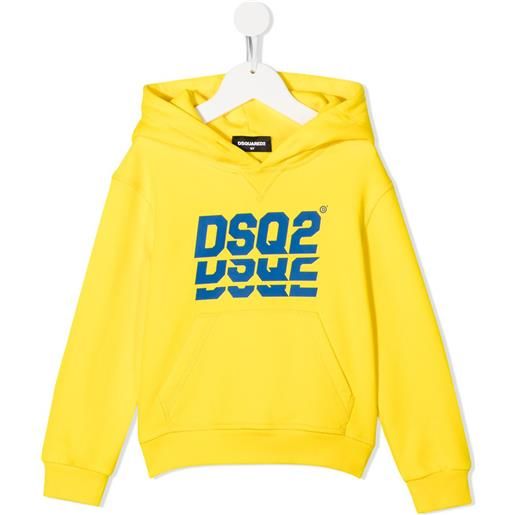 DSQUARED2 KIDS felpa con stampa - giallo