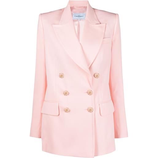 Casablanca blazer doppiopetto - rosa
