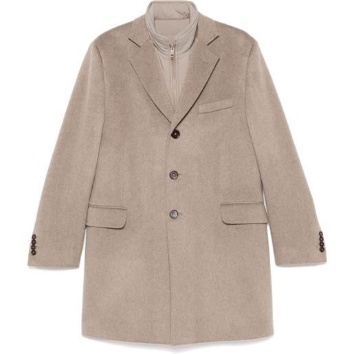 Fay soprabito a doppio strato - marrone