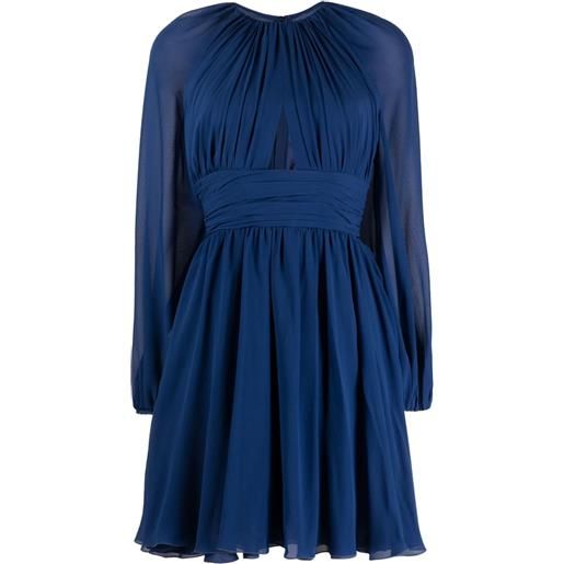Giambattista Valli abito corto con cut-out - blu