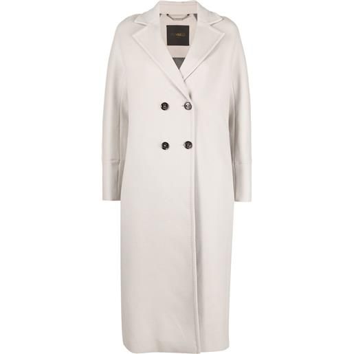 Moorer cappotto doppiopetto ravenna-le - effetto metallizzato