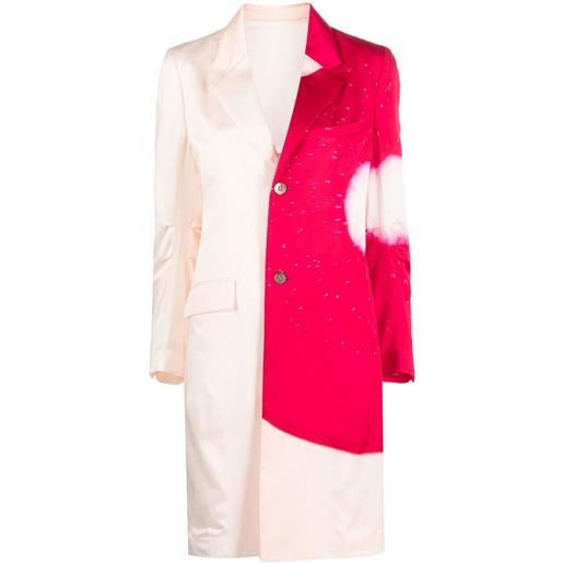 Pleats Please Issey Miyake cappotto con motivo grafico - rosa