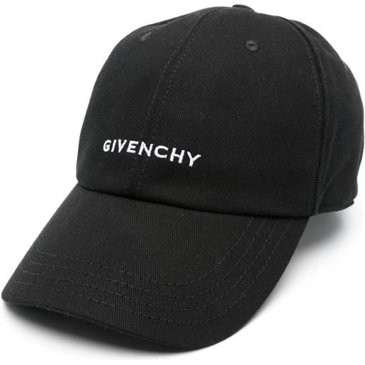 Givenchy cintura con logo inciso - nero