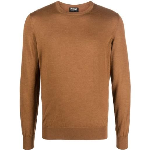Zegna maglione girocollo - marrone