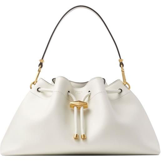 Jimmy Choo borsa a secchiello cinch m - bianco
