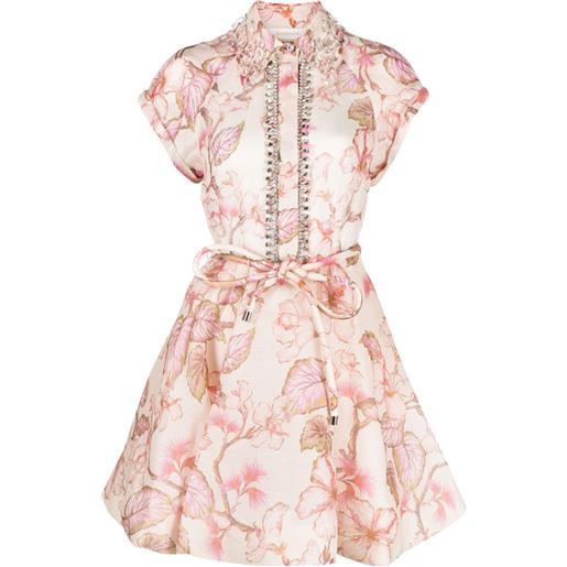ZIMMERMANN abito corto matchmaker flip - rosa