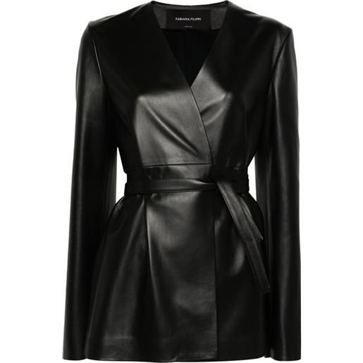 Fabiana Filippi giacca a portafoglio - nero