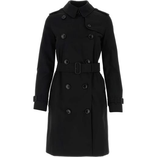 Burberry cappotto doppiopetto - nero