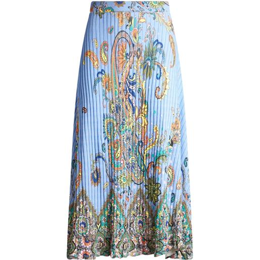 ETRO gonna a coste - blu