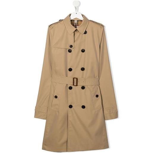 Burberry Kids trench doppiopetto - toni neutri