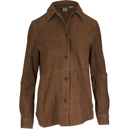 TOTEME camicia con inserti - marrone