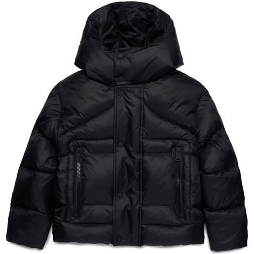 DSQUARED2 KIDS piumino con cappuccio - nero