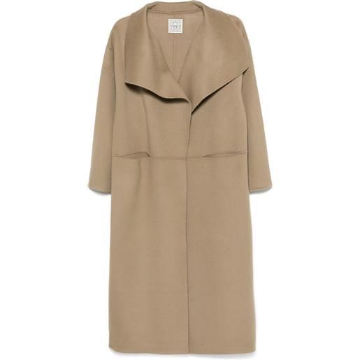 TOTEME cappotto con revers a scialle - toni neutri
