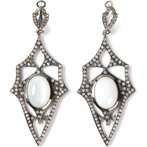 Loree Rodkin orecchini di diamanti 'kaleidoscope' - effetto metallizzato