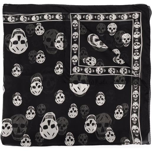 Alexander McQueen foulard 'skull' - nero