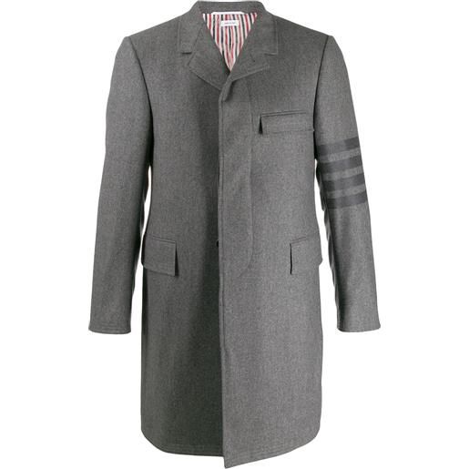 Thom Browne soprabito chesterfield - grigio