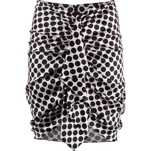 Alexandre Vauthier minigonna con ruches - rosa