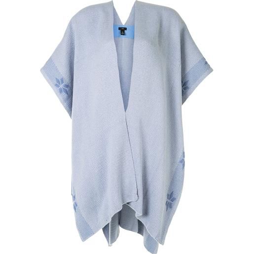 VOZ poncho wangülen duster - blu