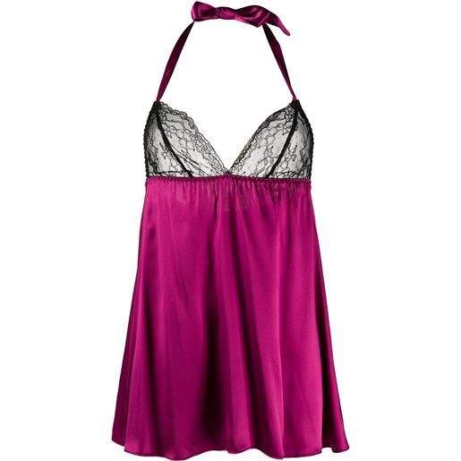 Gilda & Pearl babydoll eva in seta - viola