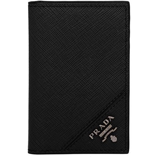 Prada portafoglio bi-fold - nero