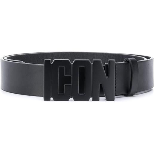 DSQUARED2 cintura con fibbia icon - nero