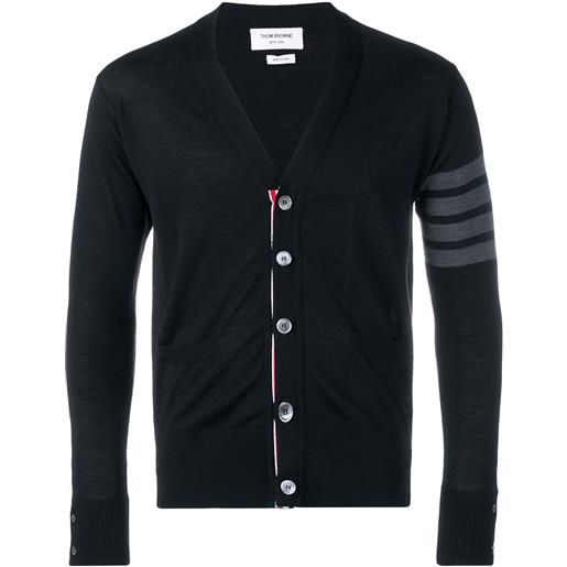 Thom Browne cardigan con scollo a v - nero